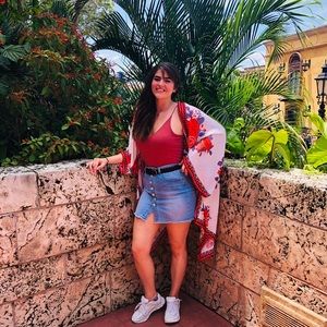 Denim Skirt light wash